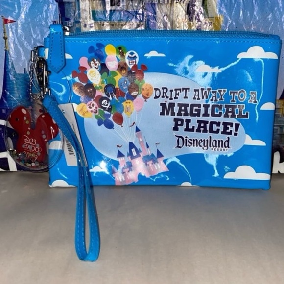 Loungefly Handbags - Disney parks 2019 d23 Pixar UP! attractions wristlet clutch pouch NWT